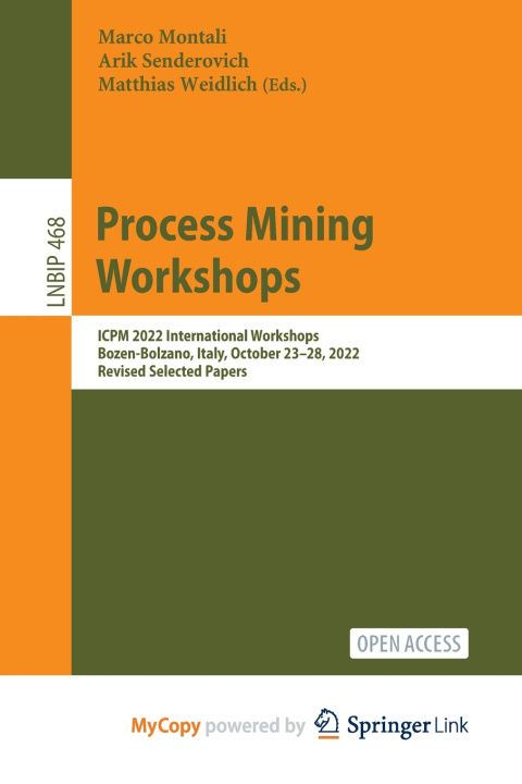 Book Process Mining Workshops Marco Montali
