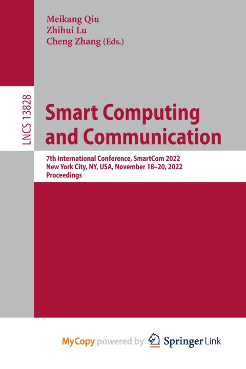 Book Smart Computing and Communication Meikang Qiu
