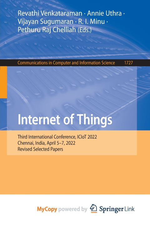 Carte Internet of Things Revathi Venkataraman