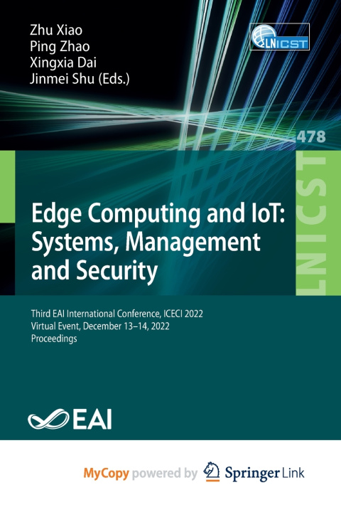 Kniha Edge Computing and IoT Zhu Xiao