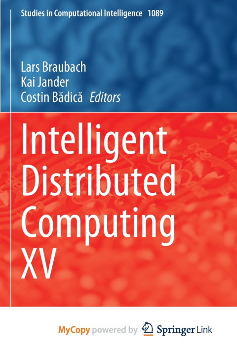 Book Intelligent Distributed Computing XV Lars Braubach
