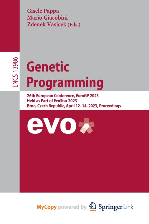 Book Genetic Programming Gisele Pappa