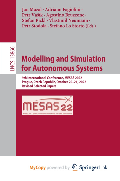 Book Modelling and Simulation for Autonomous Systems Jan Mazal