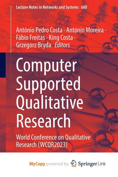 Knjiga Computer Supported Qualitative Research António Pedro Costa