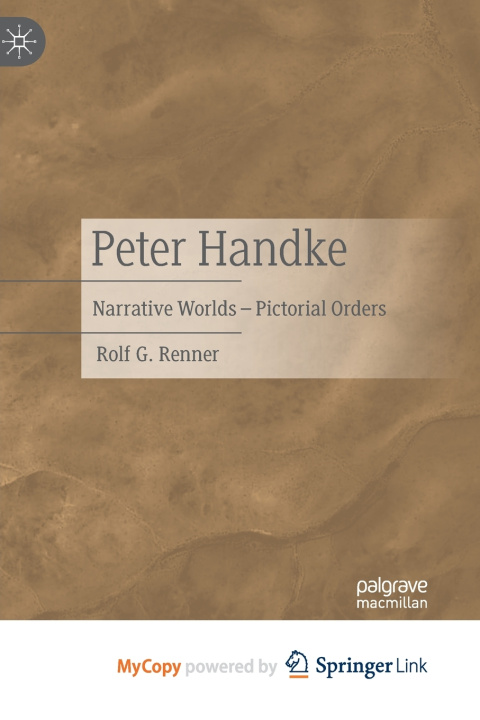 Knjiga Peter Handke Renner Rolf G. Renner