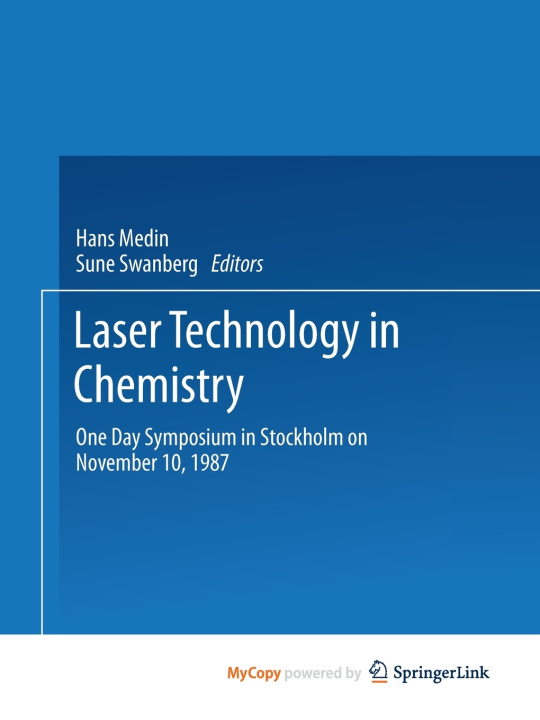 Knjiga Laser Technology in Chemistry Hans Medin
