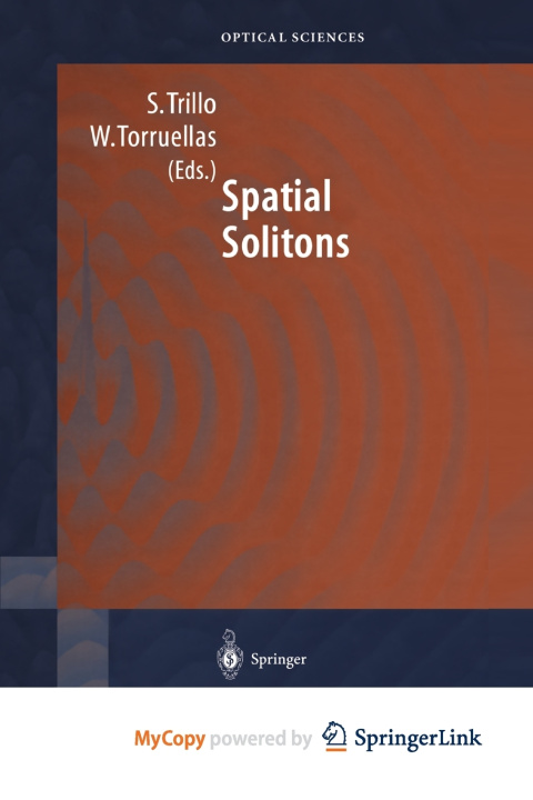 Knjiga Spatial Solitons Stefano Trillo
