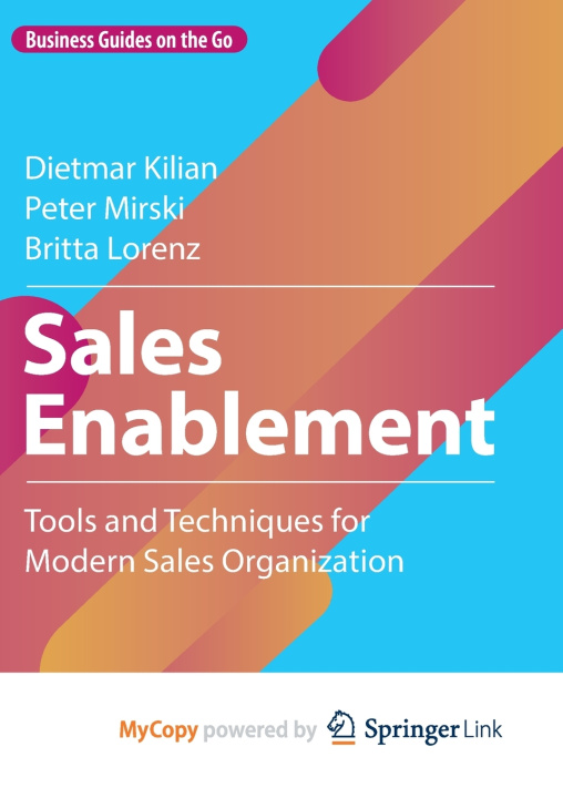 Knjiga Sales Enablement Kilian Dietmar Kilian