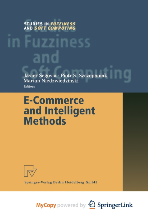 Book E-Commerce and Intelligent Methods Javier Segovia