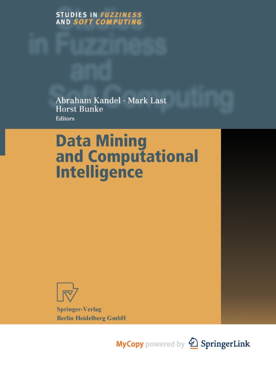 Book Data Mining and Computational Intelligence Abraham Kandel