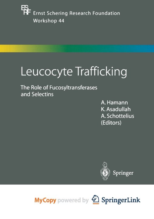 Boek Leucocyte Trafficking A. Hamann