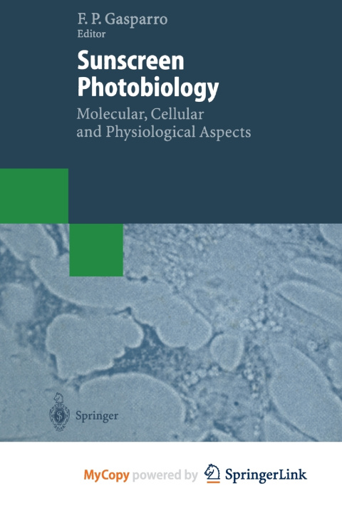 Knjiga Sunscreen Photobiology Francis P. Gasparro