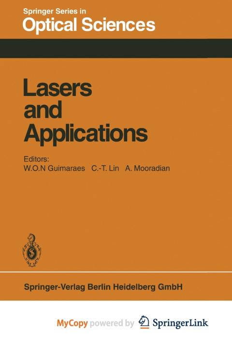 Knjiga Lasers and Applications W.O.N. Guimares