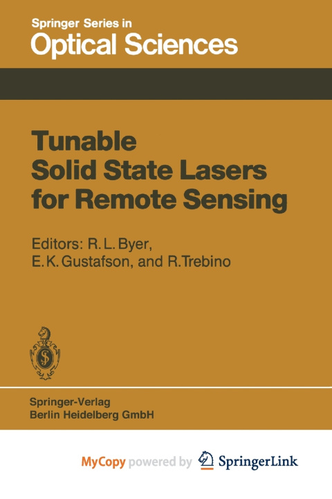 Book Tunable Solid State Lasers for Remote Sensing Robert L. Byer