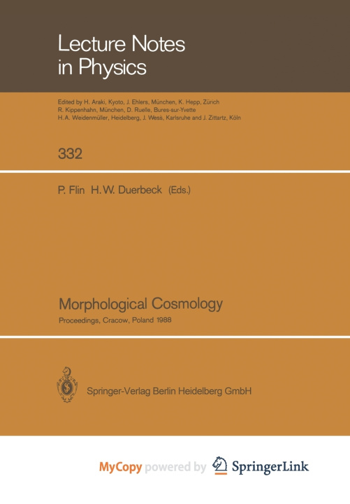 Knjiga Morphological Cosmology Piotr Flin