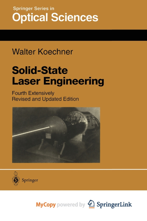 Könyv Solid-State Laser Engineering Koechner Walter Koechner