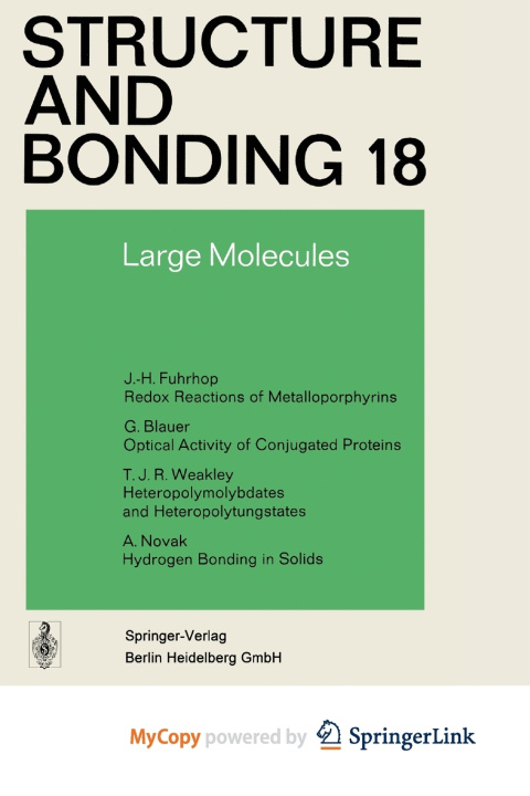 Knjiga Large Molecules Fuhrhop J.-H. Fuhrhop