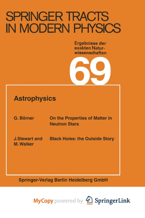 Knjiga Astrophysics Hohler Gerhard Hohler