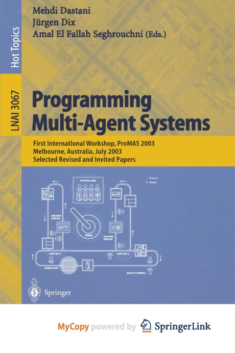 Knjiga Programming Multi-Agent Systems Mehdi Dastani
