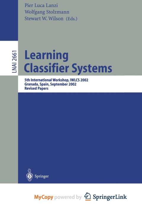 Boek Learning Classifier Systems Pier Luca Lanzi