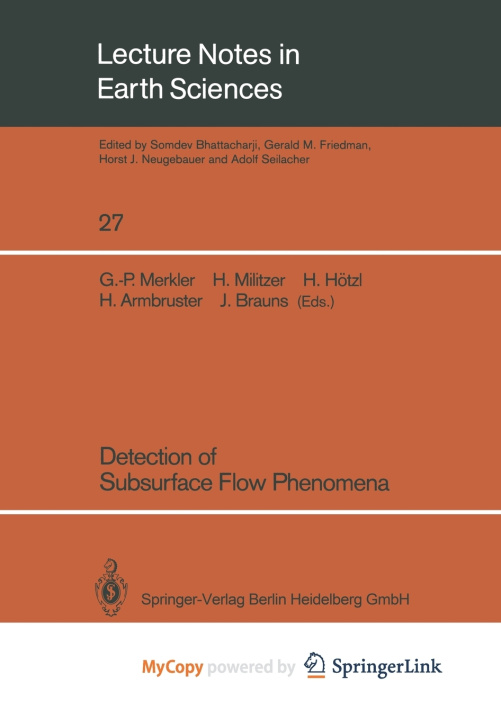 Carte Detection of Subsurface Flow Phenomena Georg-Paul Merkler