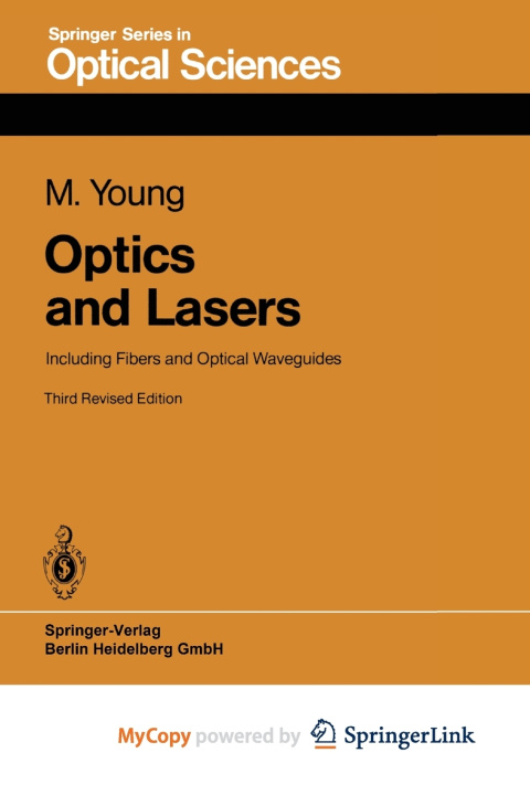 Knjiga Optics and Lasers Young Matt Young