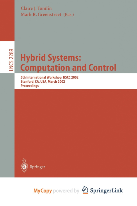 Boek Hybrid Systems Claire J. Tomlin