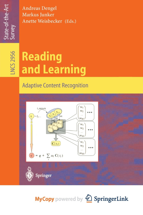 Book Reading and Learning Andreas Dengel