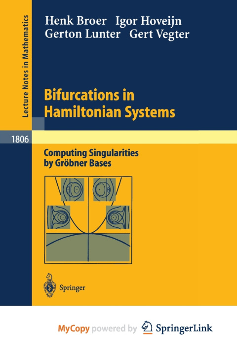 Carte Bifurcations in Hamiltonian Systems Broer Henk Broer