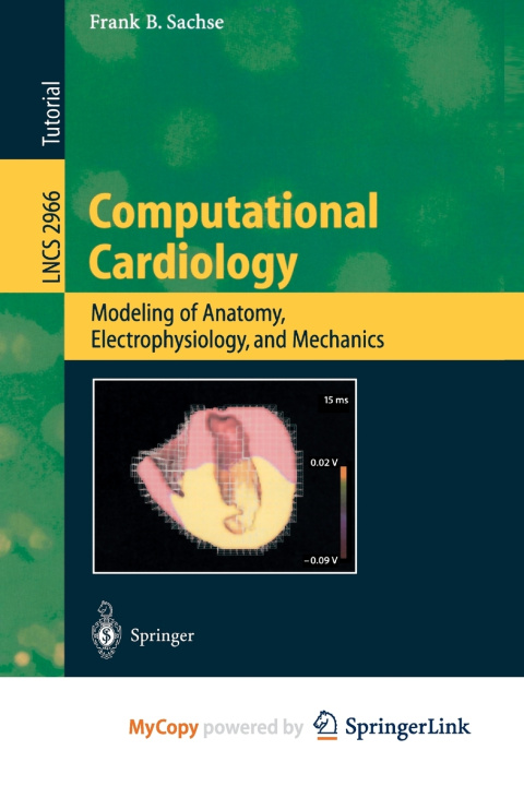 Knjiga Computational Cardiology Sachse Frank B. Sachse