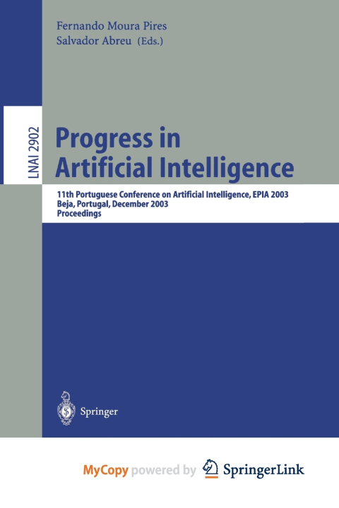 Книга Progress in Artificial Intelligence Fernando Moura Pires