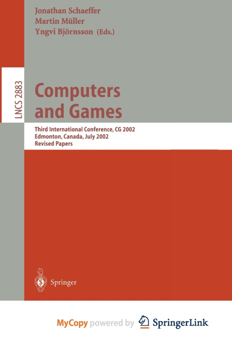 Book Computers and Games Jonathan Schaeffer