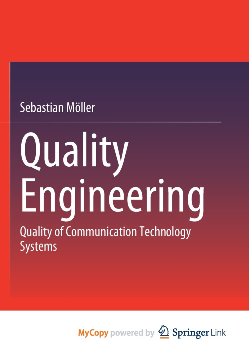 Knjiga Quality Engineering Moller Sebastian Moller