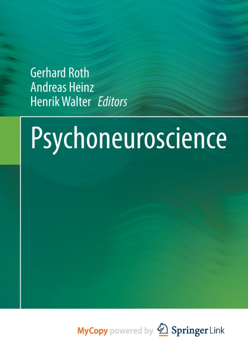 Carte Psychoneuroscience Gerhard Roth