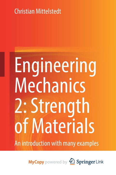 Knjiga Engineering Mechanics 2 Mittelstedt Christian Mittelstedt