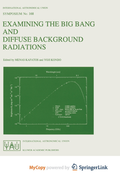 Boek Examining the Big Bang and Diffuse Background Radiations Menas Kafatos