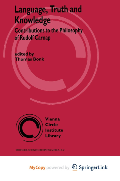 Book Language, Truth and Knowledge Thomas Bonk