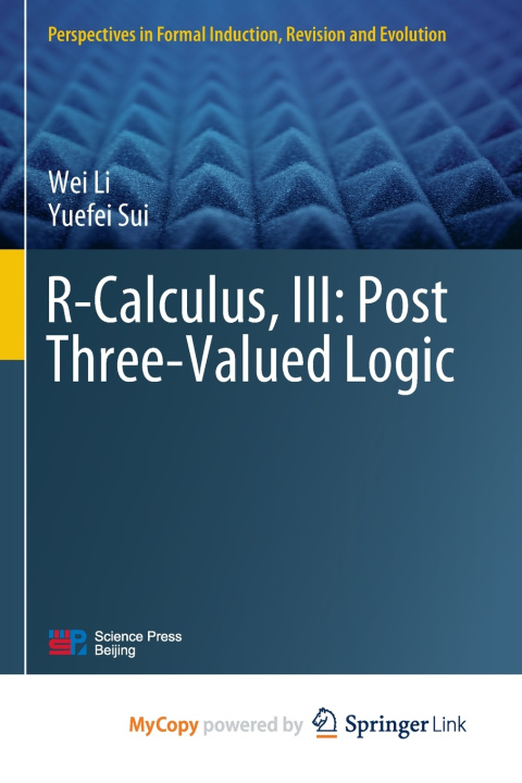 Knjiga R-Calculus, III Li Wei Li