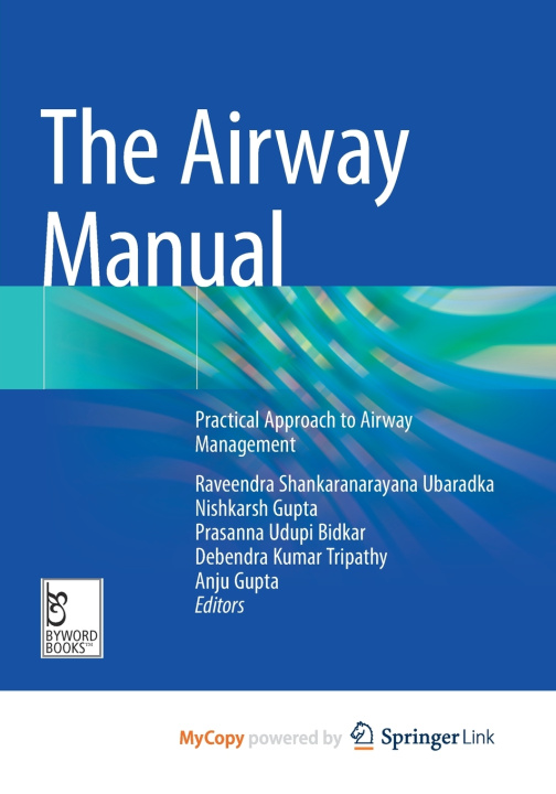 Carte Airway Manual Raveendra Shankaranarayana Ubaradka