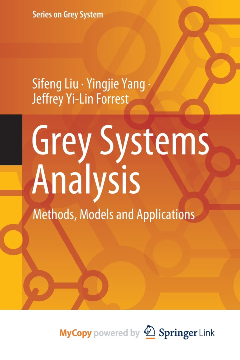 Knjiga Grey Systems Analysis Liu Sifeng Liu