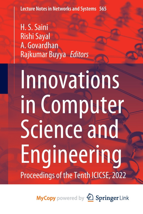 Boek Innovations in Computer Science and Engineering H. S. Saini