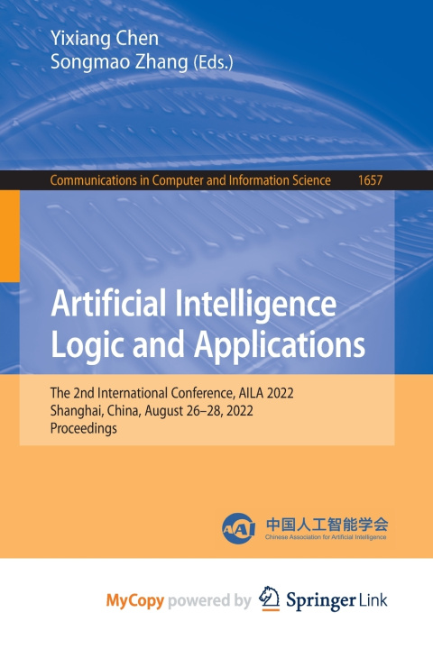 Knjiga Artificial Intelligence Logic and Applications Yixiang Chen