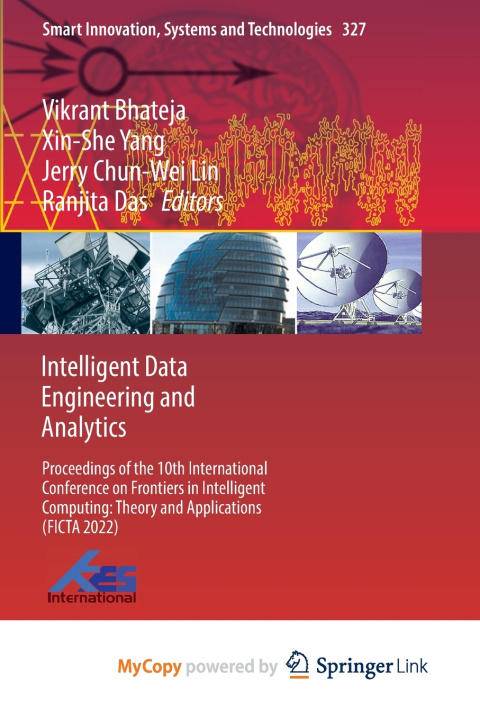 Knjiga Intelligent Data Engineering and Analytics Vikrant Bhateja