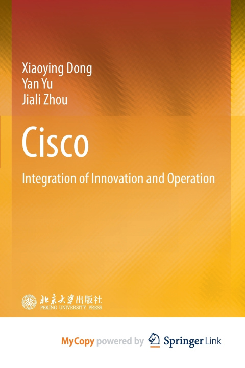 Knjiga Cisco Dong Xiaoying Dong