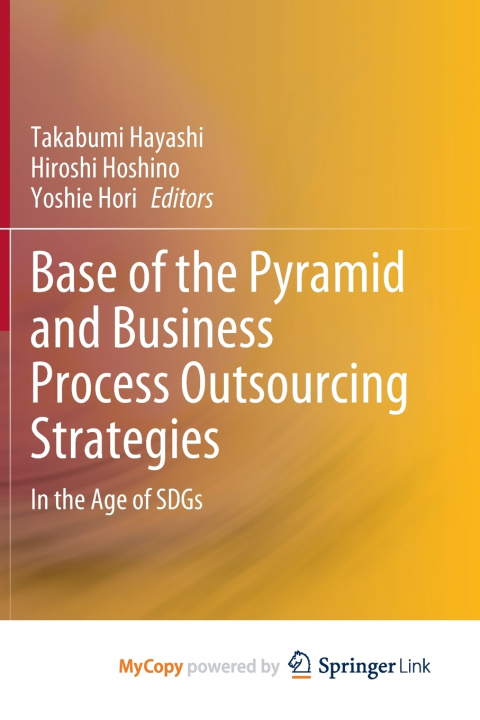 Carte Base of the Pyramid and Business Process Outsourcing Strategies Takabumi Hayashi