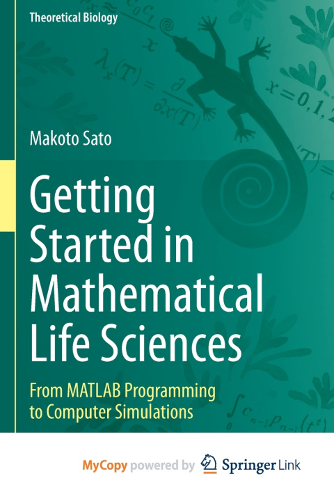 Knjiga Getting Started in Mathematical Life Sciences Sato Makoto Sato