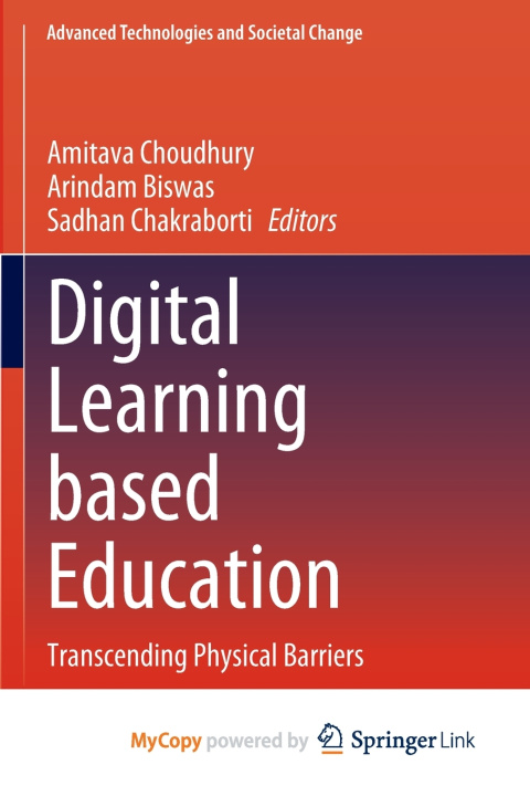 Book Digital Learning based Education Amitava Choudhury