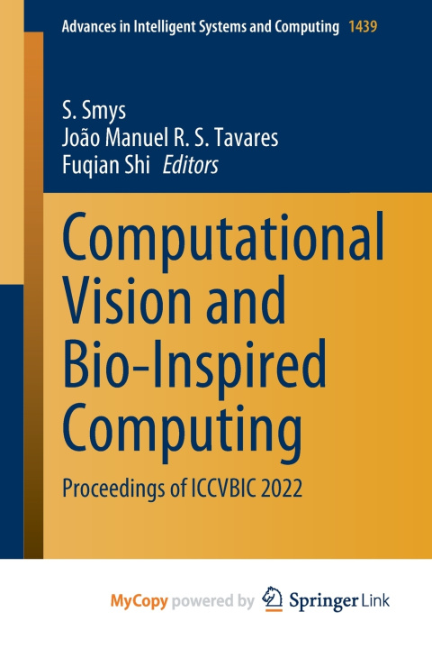 Book Computational Vision and Bio-Inspired Computing S. Smys