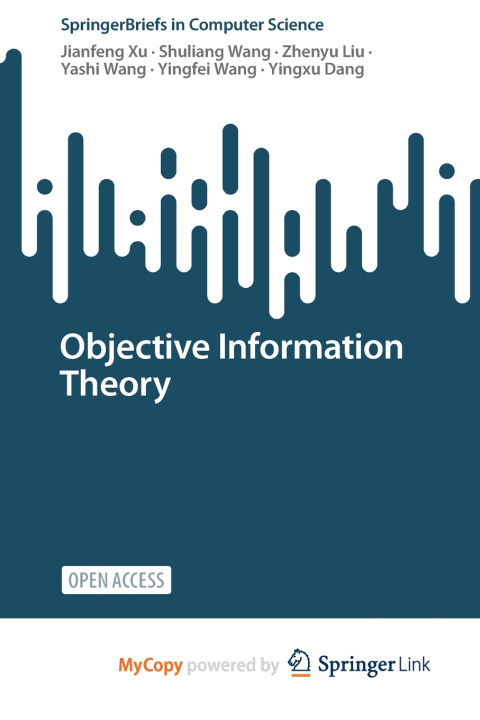 Knjiga Objective Information Theory Xu Jianfeng Xu