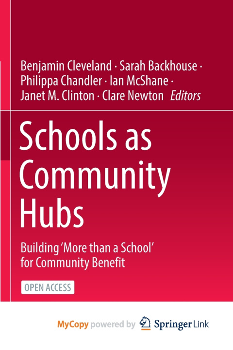 Carte Schools as Community Hubs Benjamin Cleveland